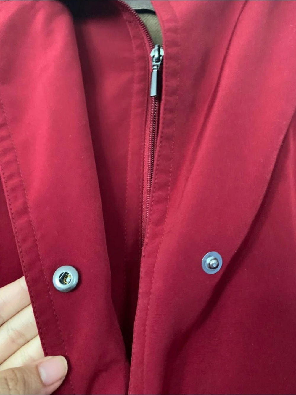 Gallery Red Utility Drawstring Hem Jacket - Picture 2 of 4